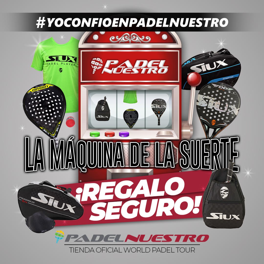 Consigue tu regalo con Padel Nuestro en el WPT