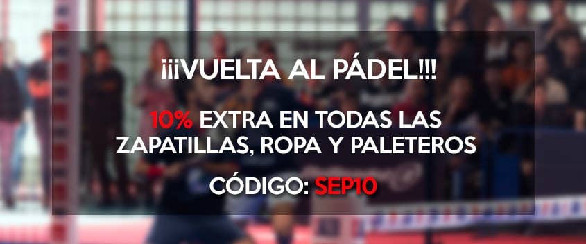 Rebaja especial en pádel