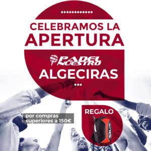 Promoción de apertura tienda Padel Nuestro Algeciras