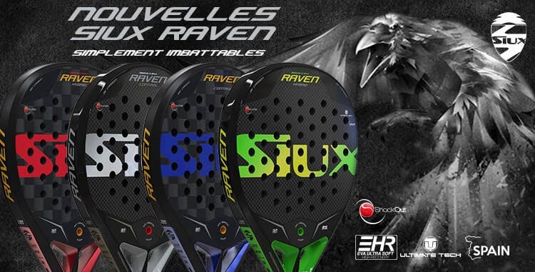 NOUVEAUTÉ : NOUVELLES RAQUETTES SIUX RAVEN