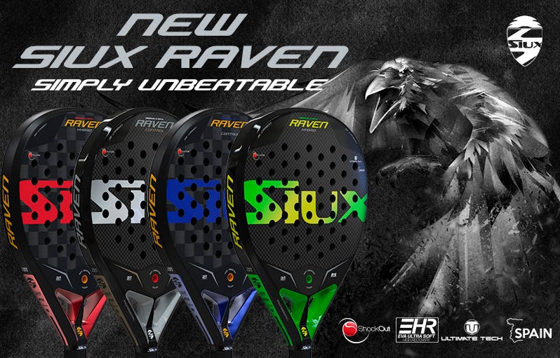 New Siux Raven rackets