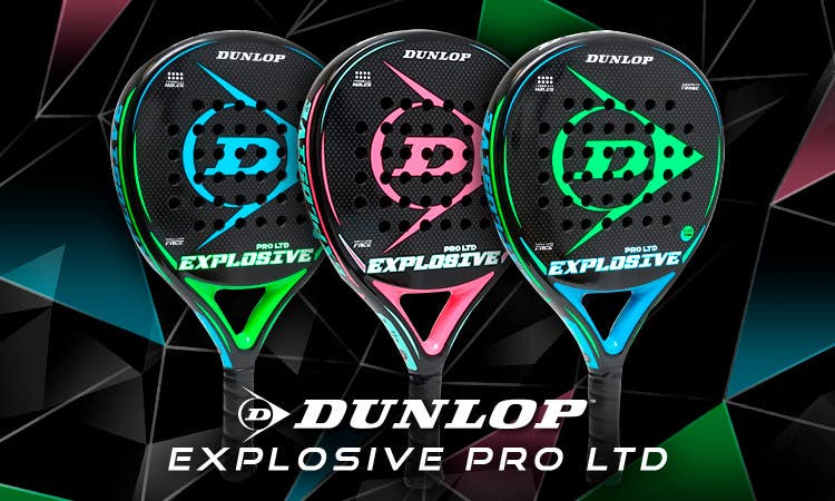 Dunlop Explosive Pro LTD. Un'esclusiva Padel Nuestro, disponibile in vari colori!