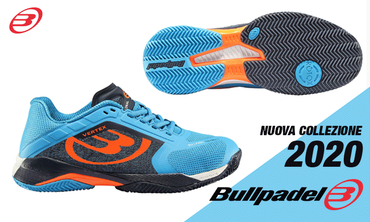 Scopri la nuova collezione di scarpe Bullpadel 2020