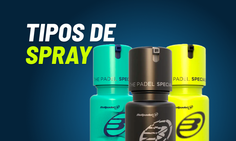 Tipos de spray para pádel