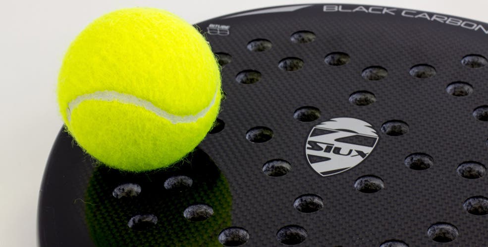 Pala de pádel Siux Black Carbon Brillo