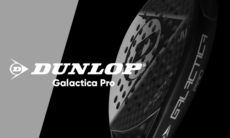 Juan Mieres already has a padel racket: Dunlop Galactica Pro