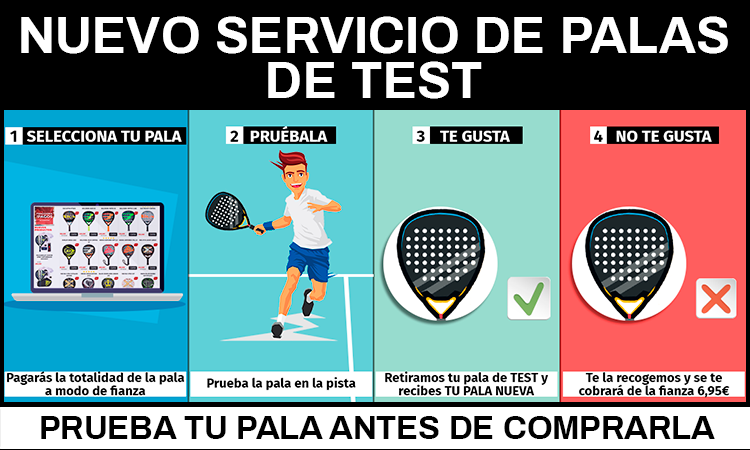 palas de test