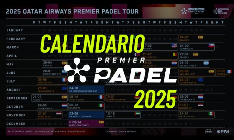 Calendario Premier Padel 2025: Tutto Quello Che Devi Sapere