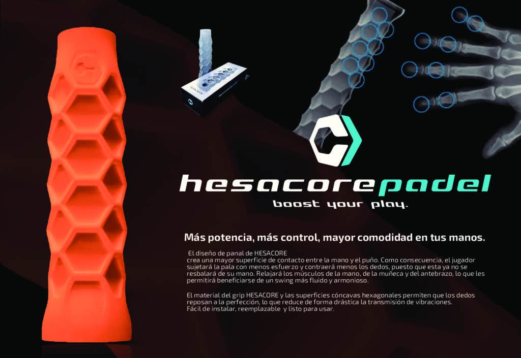Hesacore de Bullpadel, un grip de pádel revolucionario