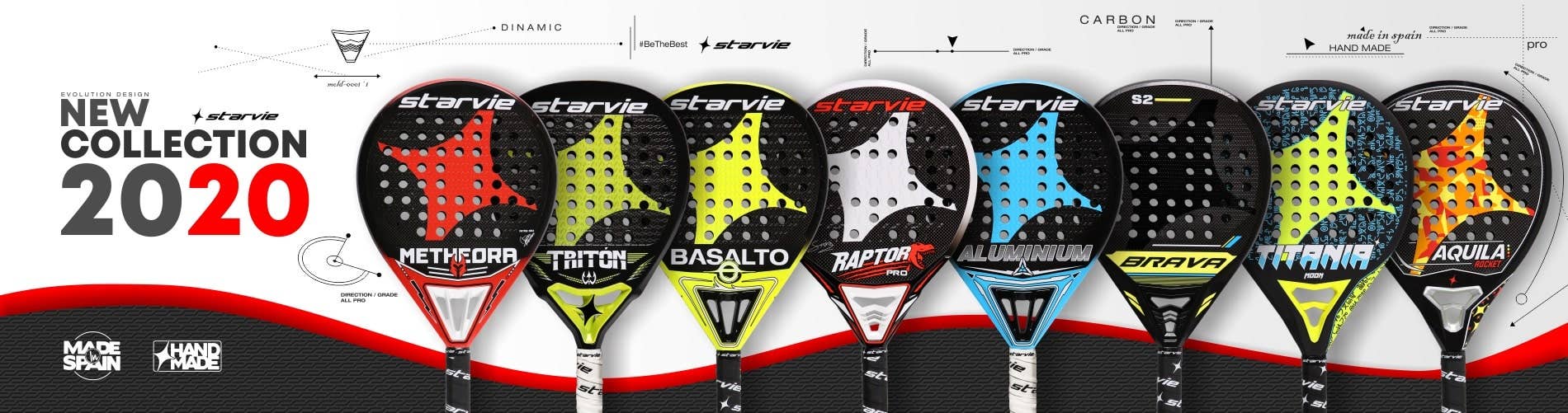 Starvie Padelschläger Kollektio 2020