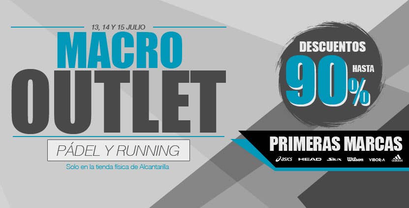 macro outlet en tienda Padel Nuestro