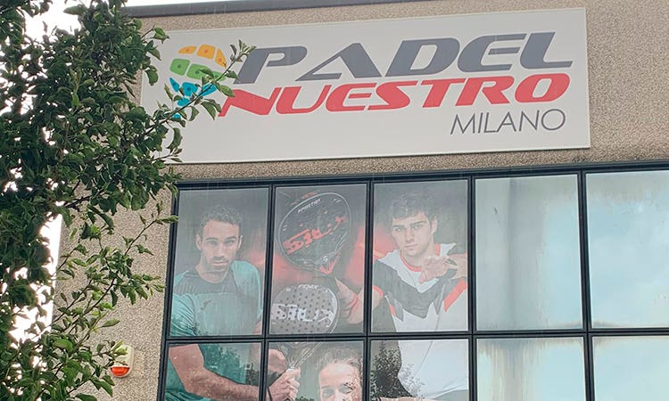 apertura de la primera tienda Padel Nuestro en el norte de Italia
