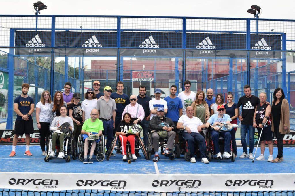ASPAYM Murcia en el club Padel Nuestro Puente Tocinos