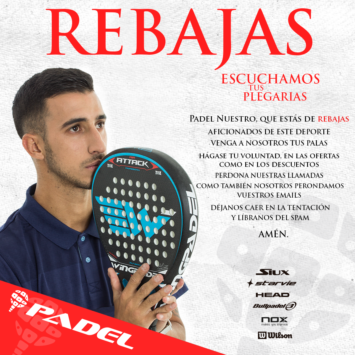 Rebajas de verano Padel Nuestro.