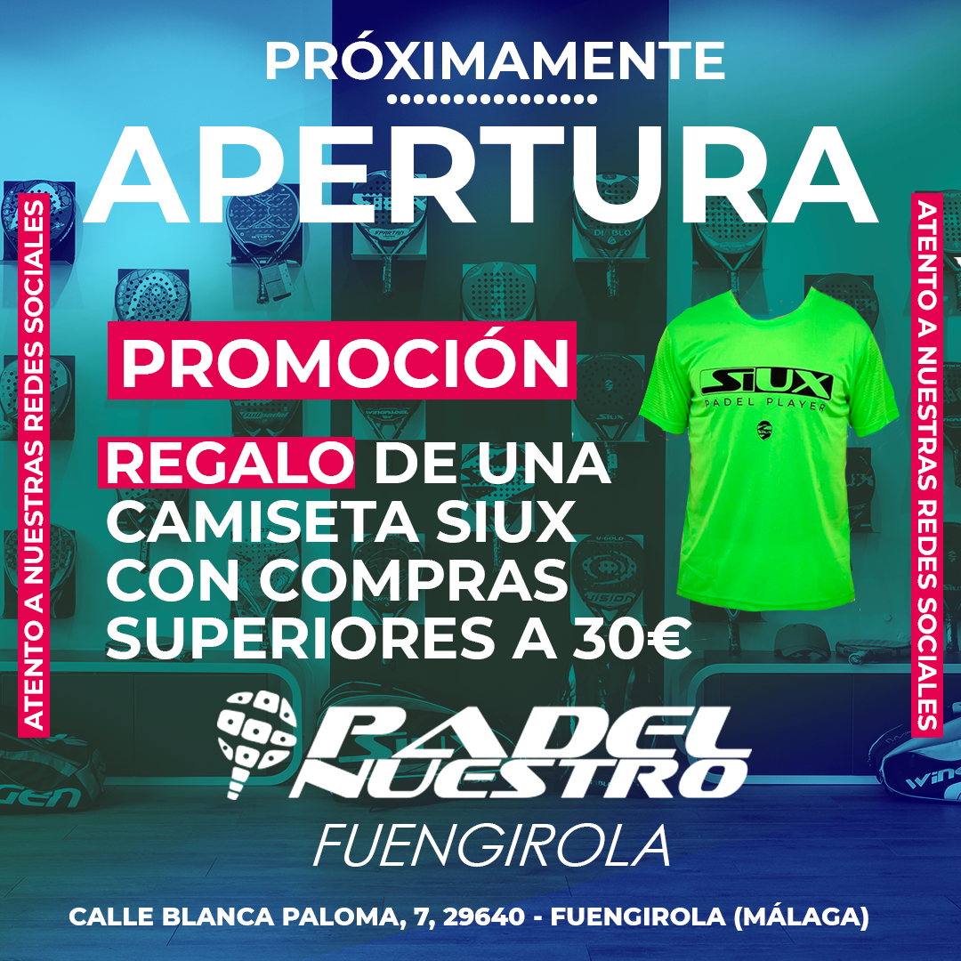 Promoción apertura Padel Nuestro Fuengirola