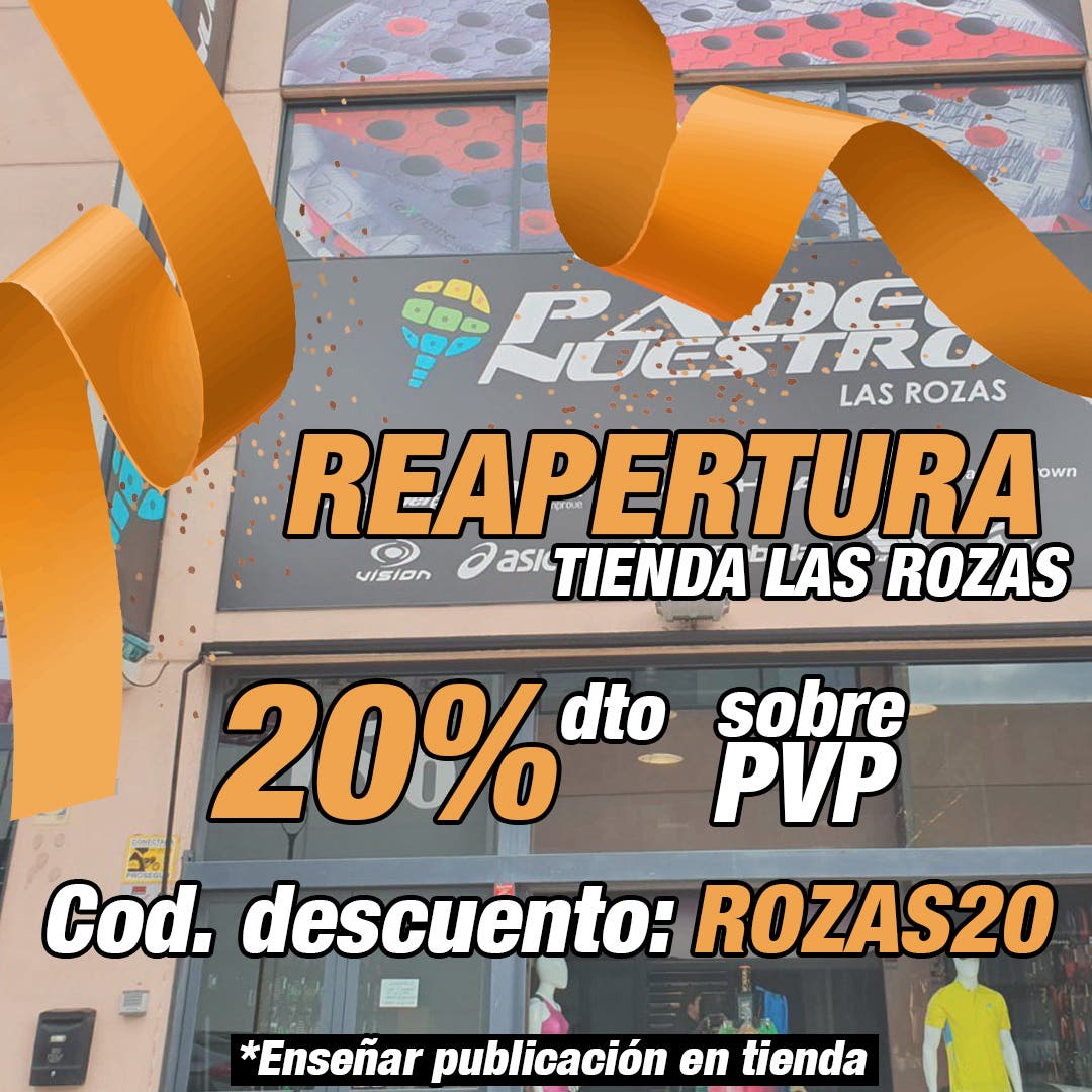 cupón descuento en pádel