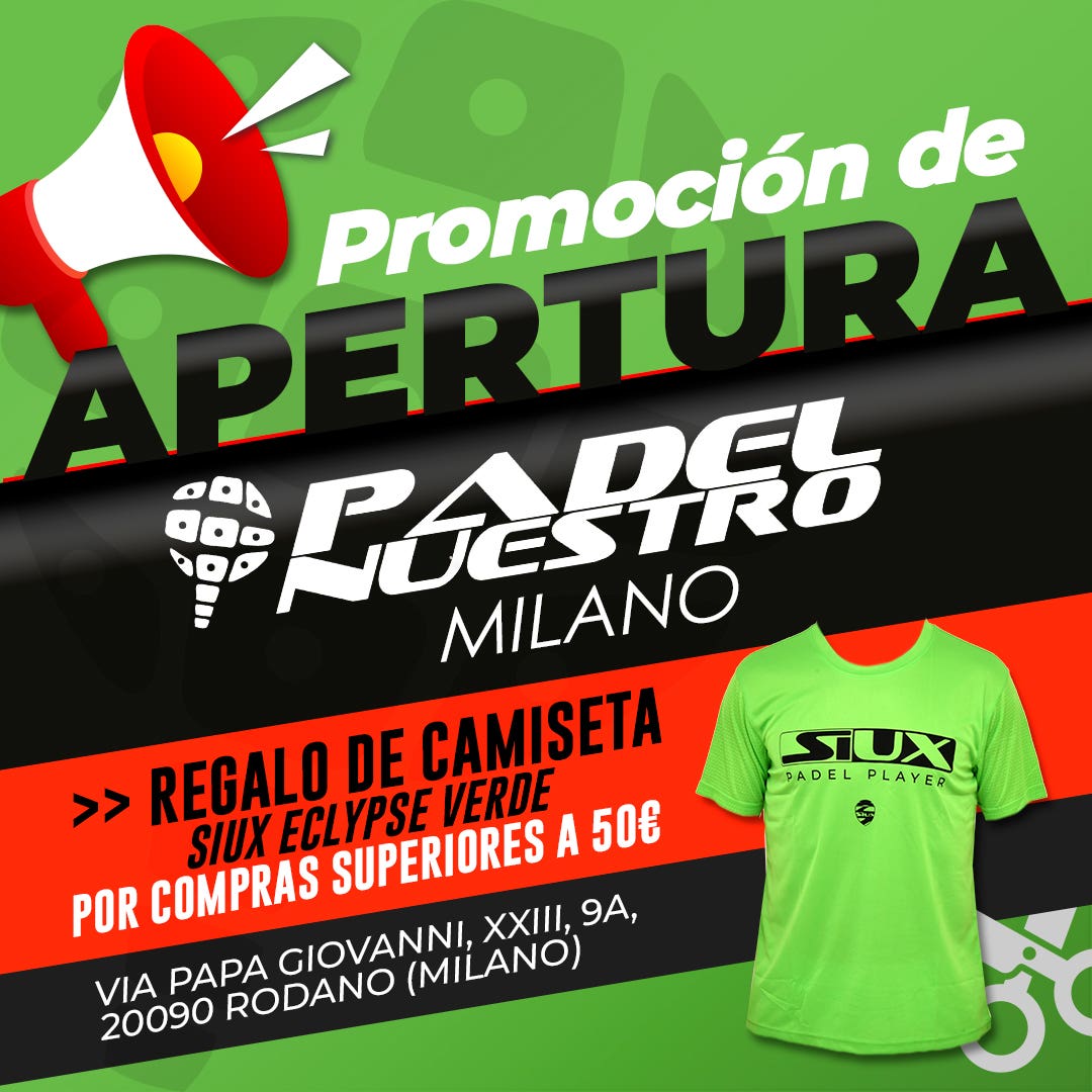 promoción de apertura tienda milan
