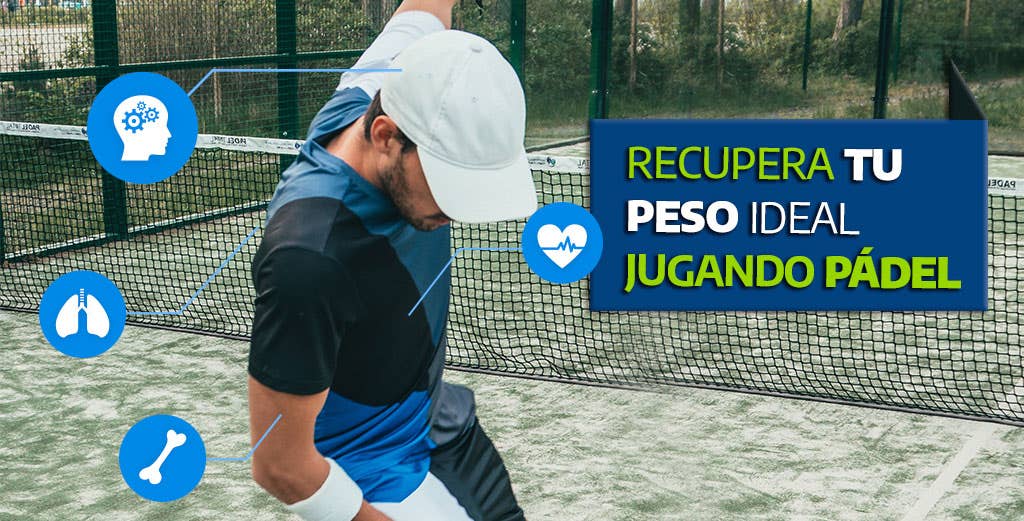 Ponte en forma y mantén la línea jugando al pádel