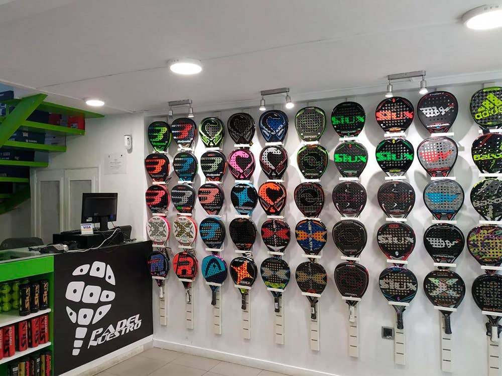 Nueva tienda PadelNuestro en el Paseo de la Castellana, Madrid.