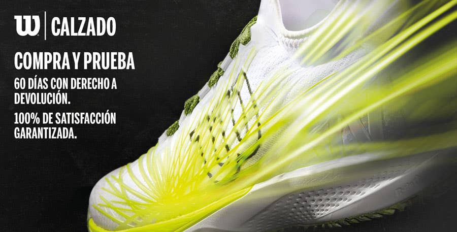 Campaña promoción zapatillas Wilson Padel